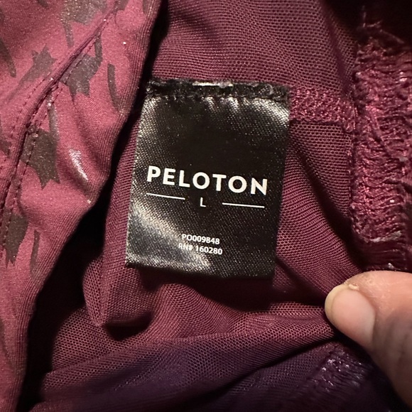 Peloton Show up high neck bra SIZE L preowned activewear - Picture 4 of 5